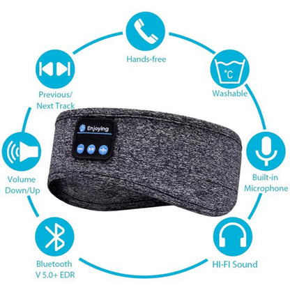 Wireless Bluetooth Sleep Headphones with Built-In Speakers for Sports, Running, and Yoga