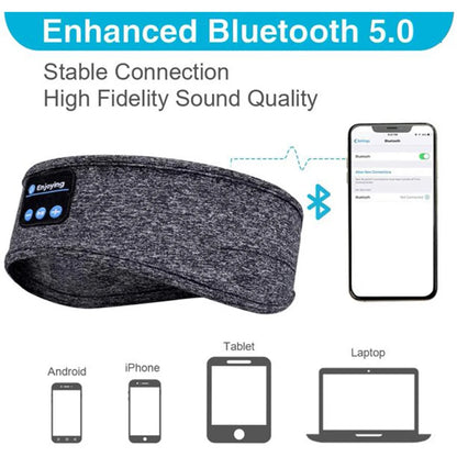Wireless Bluetooth Sleep Headphones with Built-In Speakers for Sports, Running, and Yoga