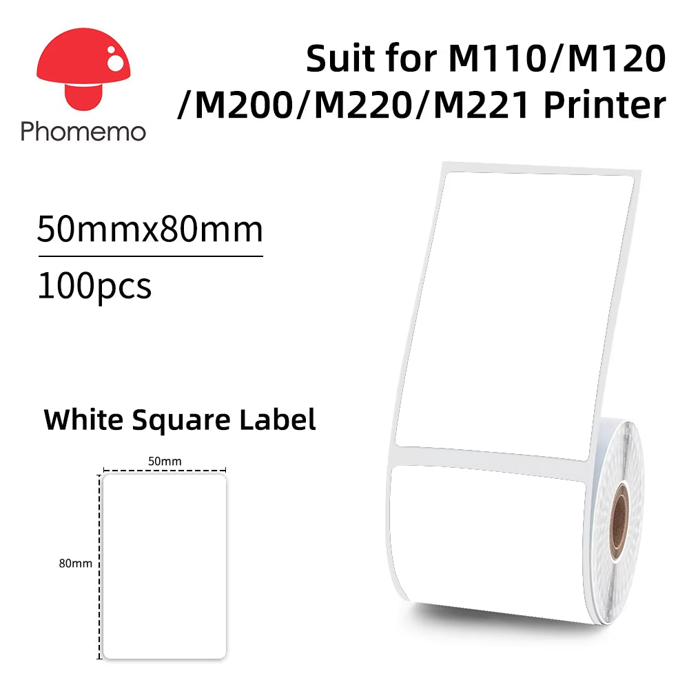 Phomemo M110 Mini Portable Thermal Label Printer - Self-Adhesive Sticker and Price Tag Printer