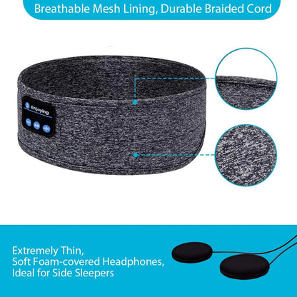 Wireless Bluetooth Sleep Headphones with Built-In Speakers for Sports, Running, and Yoga