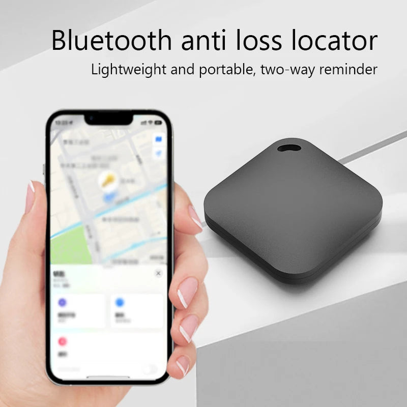 Smart Bluetooth GPS Tracker Compatible with Apple Find My App - MFI Certified Anti-Lost Reminder Device for Keys, Pets, and Children