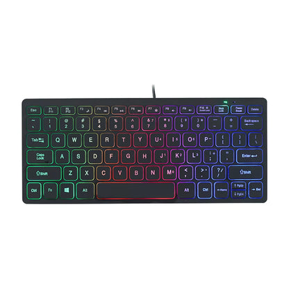 Portable Wired Mini Keyboard for Laptops and Computers - External Computer Accessory